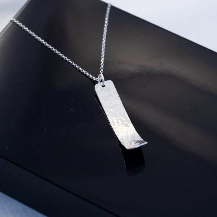 Hammered Curve Pendant